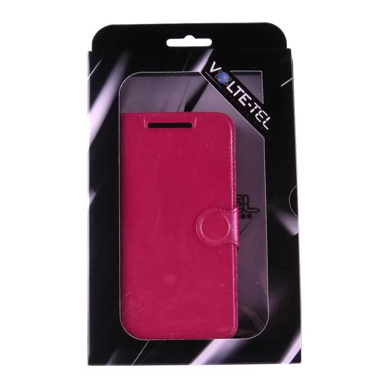 matshop.gr - VOLTE-TEL ΘΗΚΗ HTC ONE M9 LINE LEATHER-TPU BOOK STAND PINK