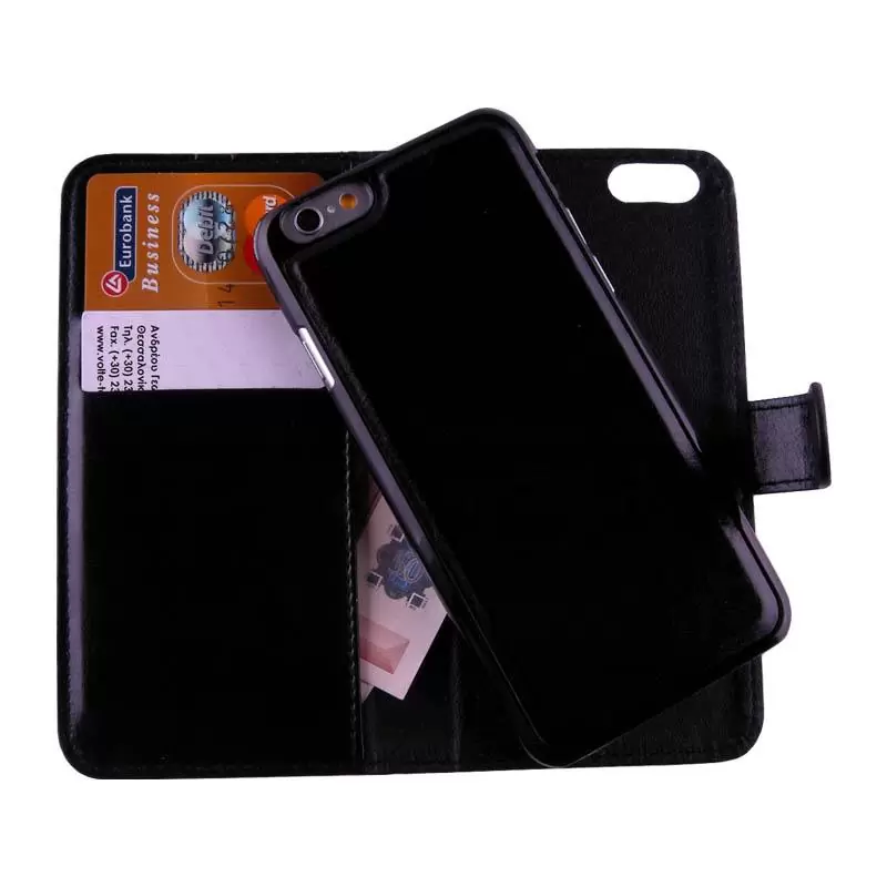 matshop.gr - VOLTE-TEL ΘΗΚΗ IPHONE 6S/6 4.7" 2IN1 WALLET BOOK+COVER BLACK