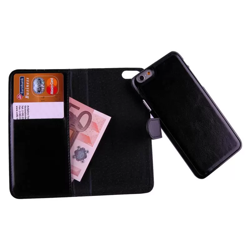 matshop.gr - VOLTE-TEL ΘΗΚΗ IPHONE 6S/6 4.7" 2IN1 WALLET BOOK+COVER BLACK