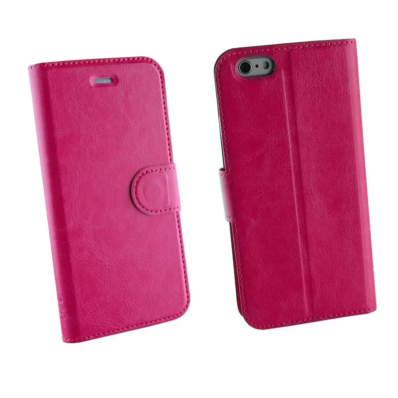 matshop.gr - VOLTE-TEL ΘΗΚΗ IPHONE 6S/6 4.7" LEATHER-TPU BOOK STAND PINK