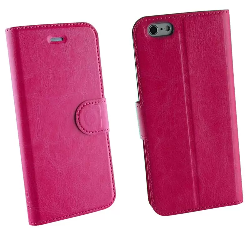 matshop.gr - VOLTE-TEL ΘΗΚΗ IPHONE 6S PLUS/6 5.5" LEATHER-TPU BOOK STAND PINK