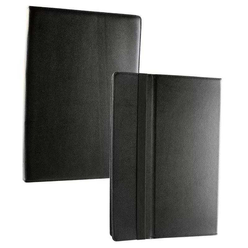 matshop.gr - VOLTE-TEL ΘΗΚΗ TABLET 10.2" - 13.5" (33,8cm x 22,7cm) UNIVERSAL LEATHER BOOK STAND BLACK