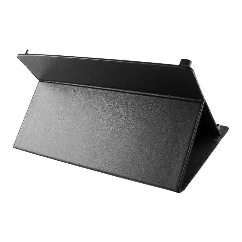 matshop.gr - VOLTE-TEL ΘΗΚΗ TABLET 10.2" - 13.5" (33,8cm x 22,7cm) UNIVERSAL LEATHER BOOK STAND BLACK