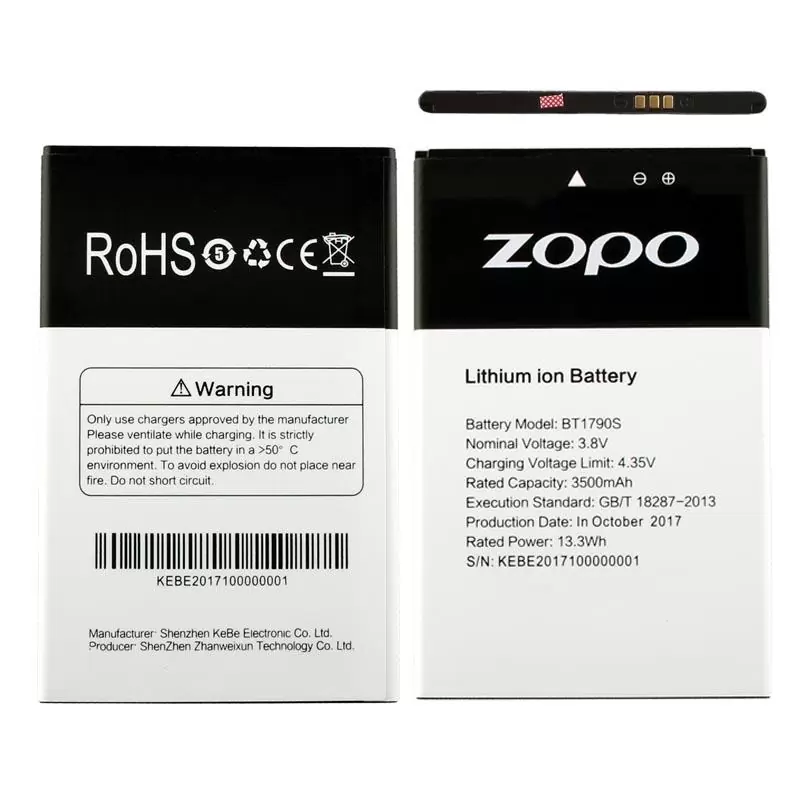 matshop.gr - ΜΠΑΤΑΡΙΑ ZOPO FLASH X2 ZP1795 5.99" BT1790S 3500mAh BULK 3P OR