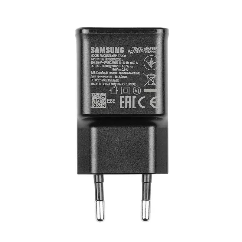 matshop.gr - TRAVEL SAMSUNG EP-TA200EBE USB 5V 2A/9V 1.67A 15W BLACK BULK OR