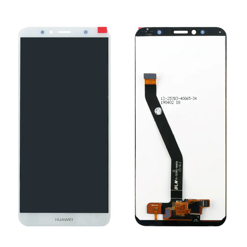 matshop.gr - HUAWEI Y6 2018/Y6 PRIME 2018/HONOR 7A ΟΘΟΝΗ + TOUCH SCREEN + LENS WHITE REF. OR