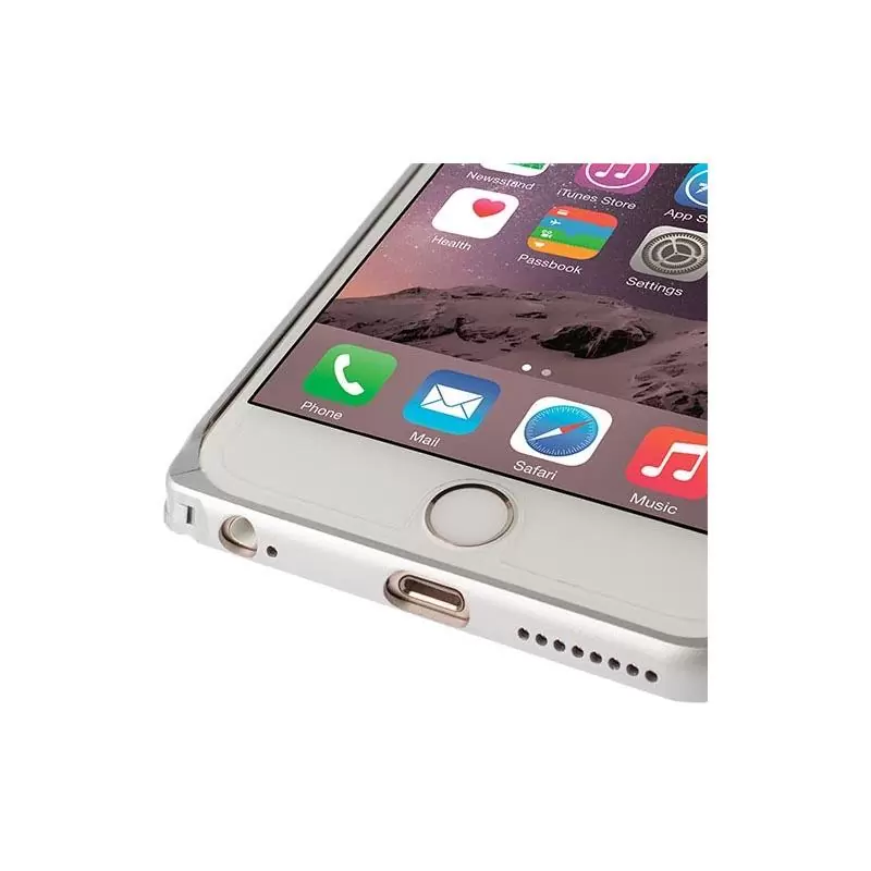 matshop.gr - KRUSELL ΘΗΚΗ IPHONE 6S PLUS/6 PLUS 5.5" SALA ALUMINIUM BUMPER SILVER