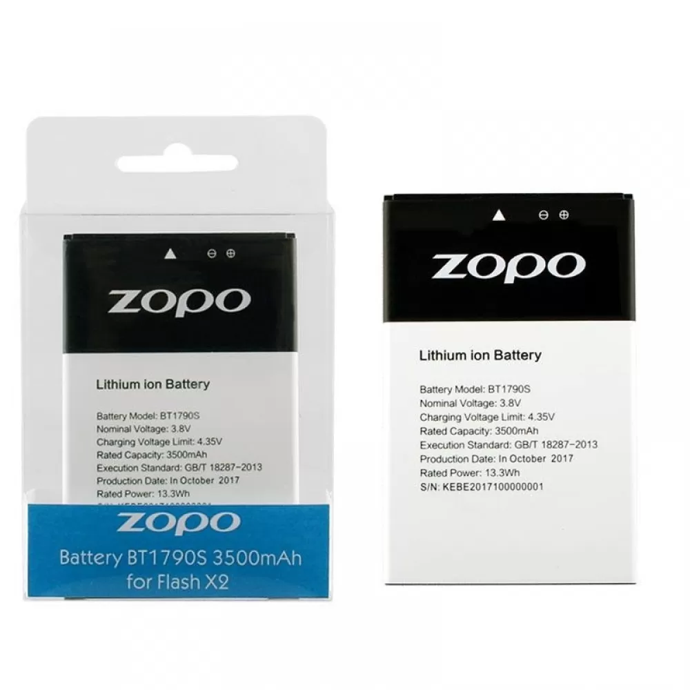 matshop.gr - ΜΠΑΤΑΡΙΑ ZOPO FLASH X2 ZP1795 5.99" BT1790S 3500mAh BULK 3P OR