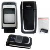 matshop.gr - NOKIA 6125 FRONT+ LENS -MIDDLE -BATTERY COVER BLACK-SILVER