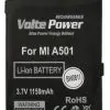 matshop.gr - ΜΠΑΤΑΡΙΑ MIO A501 1150mAh Li-ion VoltePower