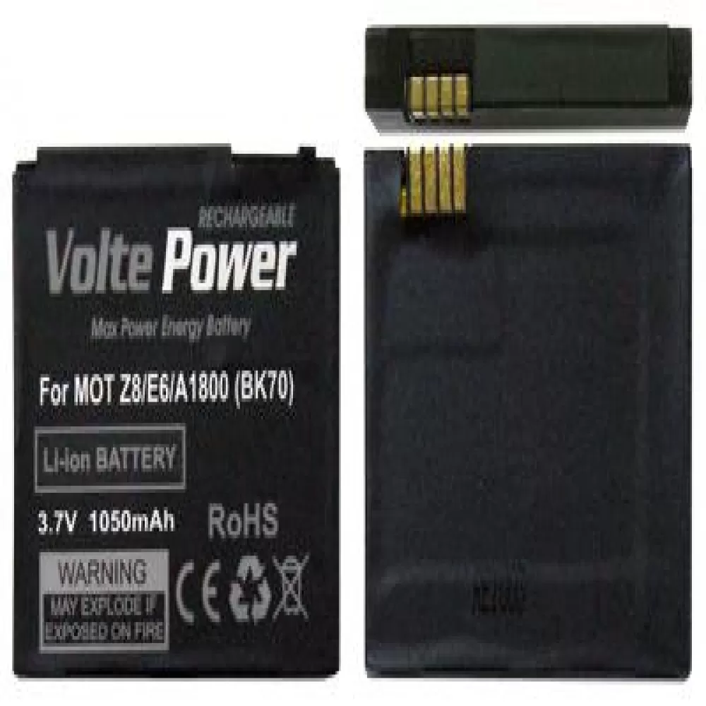 matshop.gr - ΜΠΑΤΑΡΙΑ MOTOROLA Z8/E6/A1800 1050mAh Li-ion (BK70) VoltePower