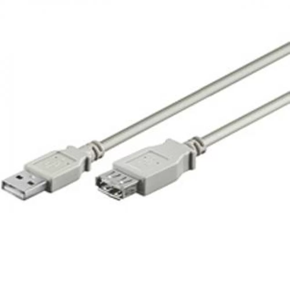 matshop.gr - ΚΑΛΩΔΙΟ Η/Υ USB (A-MALE)->USB(A-FEMALE)USB 2.0 1.8m GREY