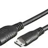 matshop.gr - HDMI CABLE 19 PIN 5.0m (HDMI mini 1.3) BLACK