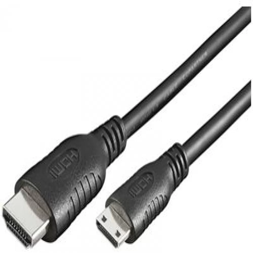 matshop.gr - HDMI CABLE 19 PIN 5.0m (HDMI mini 1.3) BLACK