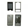 matshop.gr - SONY ERICSSON T715 FRONT+LENS-MIDDLE-BATTERY COVER SILVER 3P OR