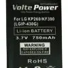 matshop.gr - ΜΠΑΤΑΡΙΑ LG KP260/KF390 750mAh Li-ion (LGIP-430G) VoltePower