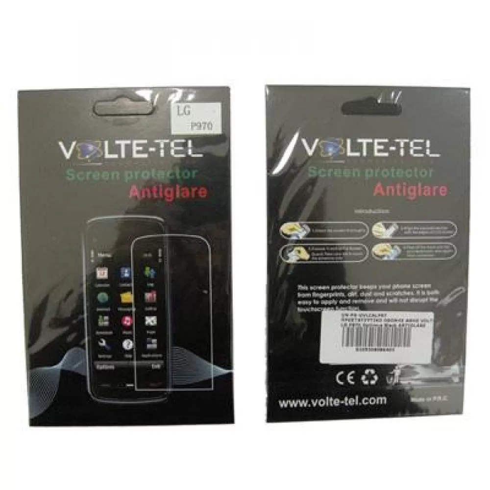 matshop.gr - VOLTE-TEL SCREEN PROTECTOR LG Optimus Black P970 4.0" ANTIGLARE 5ΤΕΜ