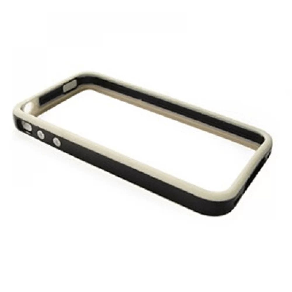 matshop.gr - VOLTE-TEL ΘΗΚΗ IPHONE 4G/4S BUMPER METAL BUTTON BLACK-WHITE