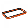 matshop.gr - VOLTE-TEL ΘΗΚΗ IPHONE 4G/4S BUMPER METAL BUTTON ORANGE-BLACK