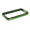 matshop.gr - VOLTE-TEL ΘΗΚΗ IPHONE 4G/4S BUMPER METAL BUTTON GREEN-BLACK