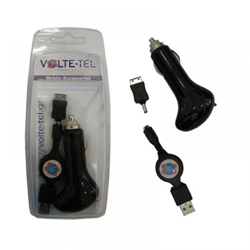 matshop.gr - VOLTE-TEL SAMSUNG G600 (USB ΦΟΡΤΙΣΤΗΣ ΑΥΤΟΚΙΝΗΤΟΥ VCU032+USB ADAPTOR VUA3+ΚΟΝ/ΡΑΣ)