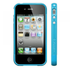 matshop.gr - VOLTE-TEL ΘΗΚΗ IPHONE 4G/4S BUMPER 2 PCS + SCREEN PROTECTOR LIGHT BLUE ALL