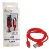 matshop.gr - VOLTE-TEL MICRO USB DEVICES USB ΦΟΡΤΙΣΗΣ-DATA 2.1A 1m VCD01 RED