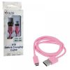 matshop.gr - VOLTE-TEL MICRO USB DEVICES USB ΦΟΡΤΙΣΗΣ-DATA 2.1A 1m VCD01 PINK