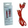 matshop.gr - VOLTE-TEL LIGHTNING USB 2.1A ΦΟΡΤΙΣΗΣ-DATA 1m RED VCD01 iOS11