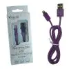 matshop.gr - VOLTE-TEL LIGHTNING USB 2.1A ΦΟΡΤΙΣΗΣ-DATA 1m PURPLE VCD01 iOS11