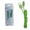 matshop.gr - VOLTE-TEL LIGHTNING USB 2.1A ΦΟΡΤΙΣΗΣ-DATA 1m GREEN VCD01 iOS11