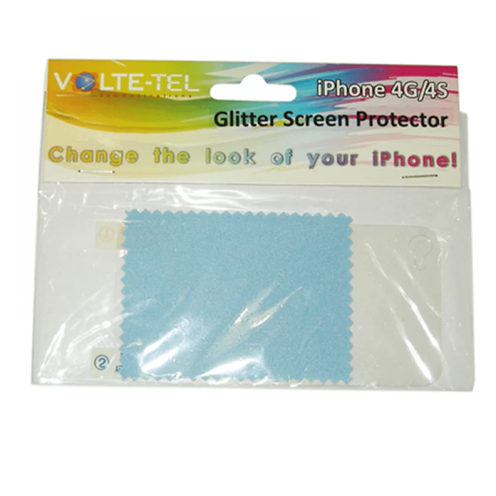 matshop.gr - VOLTE-TEL SCREEN PROTECTOR IPHONE 4G/4S 3.5" BACK GLITTER