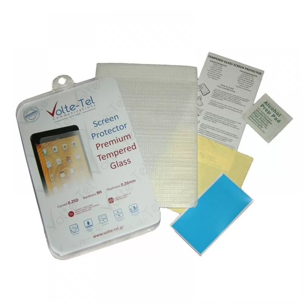 matshop.gr - VOLTE-TEL TEMPERED GLASS SAMSUNG TAB 3 LITE T110 7" 9H 0.26mm 2.5D FULL GLUE