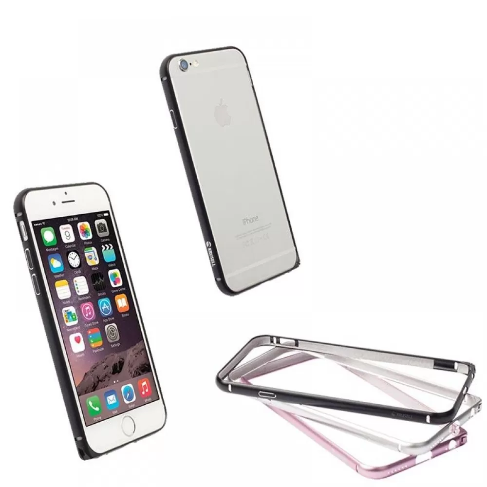 matshop.gr - KRUSELL ΘΗΚΗ IPHONE 6S/6 4.7" SALA ALUMINIUM BUMPER BLACK