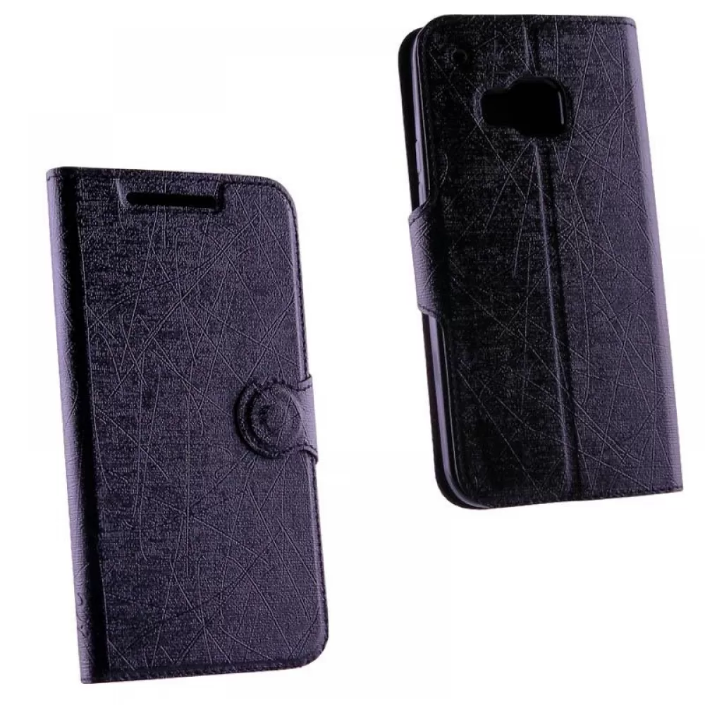 matshop.gr - VOLTE-TEL ΘΗΚΗ HTC ONE M9 LINE LEATHER-TPU BOOK STAND BLACK