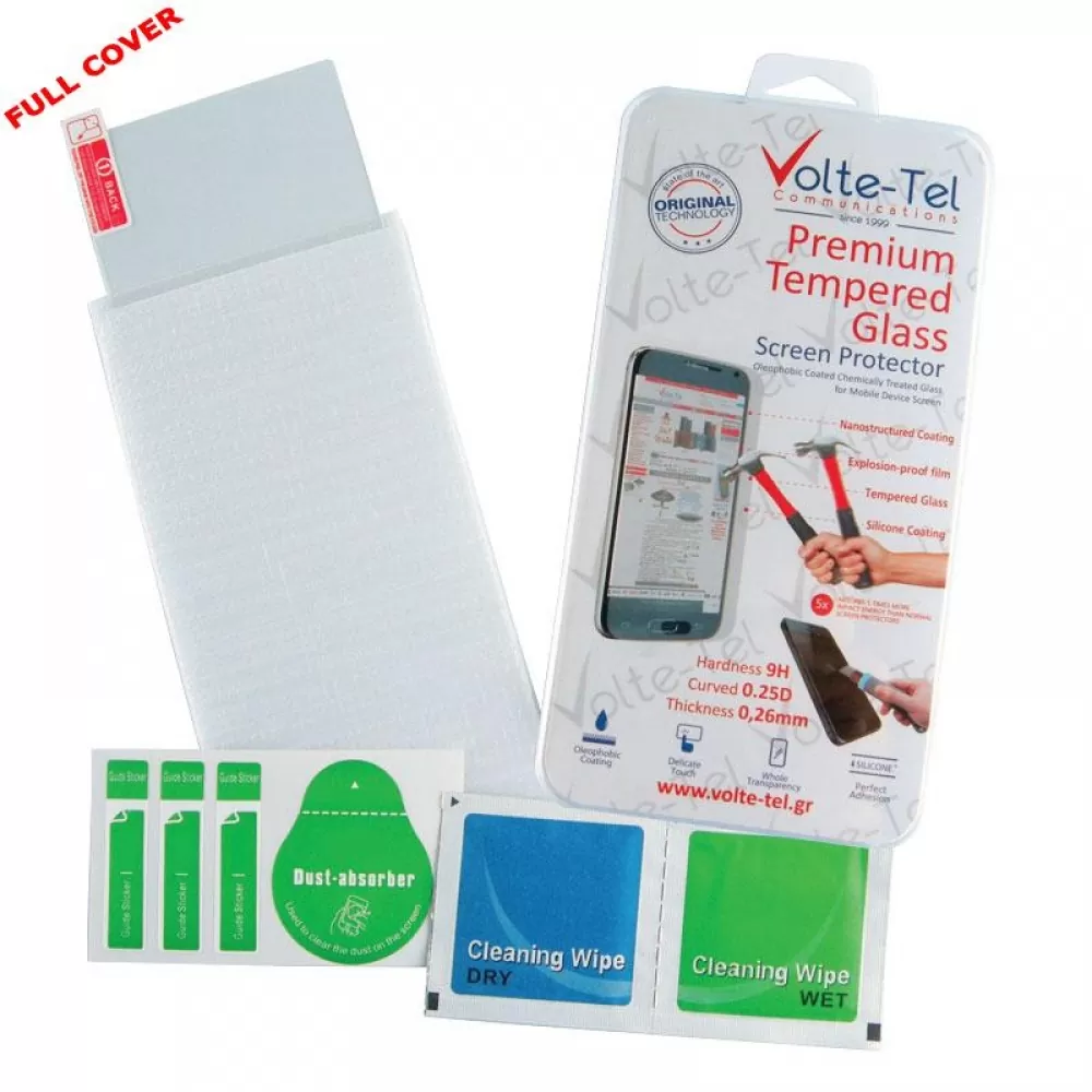 matshop.gr - VOLTE-TEL TEMPERED GLASS SAMSUNG ACE 4 LTE G313F 4.0" 9H 0.26mm 2.5D FULL COVER