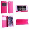 matshop.gr - VOLTE-TEL ΘΗΚΗ IPHONE 6S/6 4.7" LEATHER-TPU VIEW BOOK STAND PINK