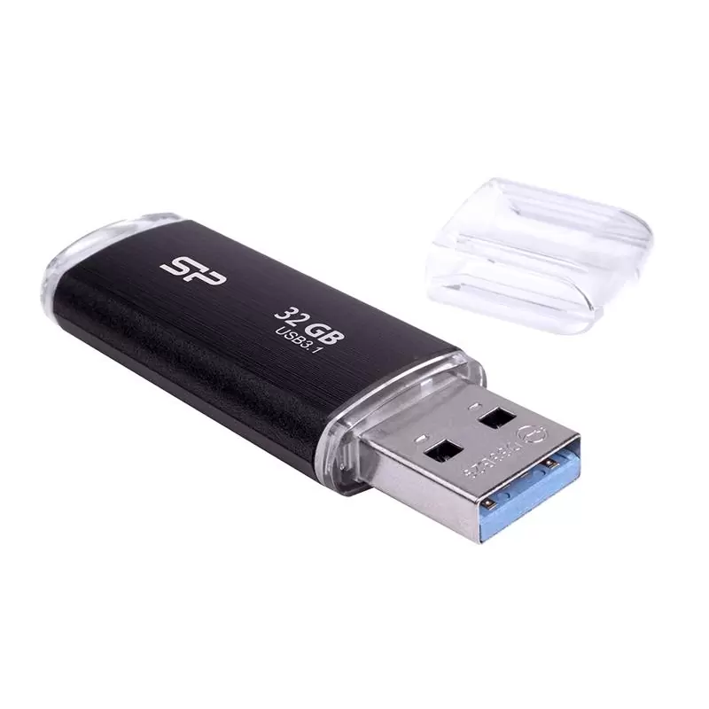 matshop.gr - SILICON POWER USB FLASH DRIVE 32GB USB 3.2 BLAZE B02 SP032GBUF3B02V1K BLACK