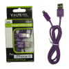 matshop.gr - VOLTE-TEL LIGHTNING USB ΦΟΡΤΙΣΗΣ-DATA 1m VCD01 PURPLE