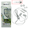 matshop.gr - HANDS FREE UNIVERSAL 3.5mm ROPE WHITE VOLTE-TEL VT33 STEREO ON/OFF