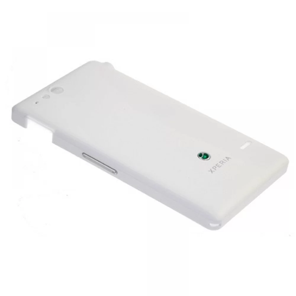 matshop.gr - SONY ST27i XPERIA GO BATTERY COVER WHITE 3P OR