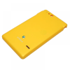 matshop.gr - SONY ST27i XPERIA GO BATTERY COVER YELLOW 3P OR