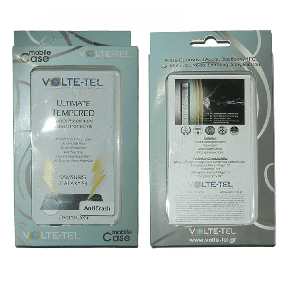 matshop.gr - VOLTE-TEL SCREEN PROTECTOR SAMSUNG S4 I9505 5.0" AntiCrash