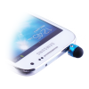matshop.gr - EARPHONE ANTI-DUST JACK PLUG 3.5mm + STYLUS TOUCH PEN BLUE