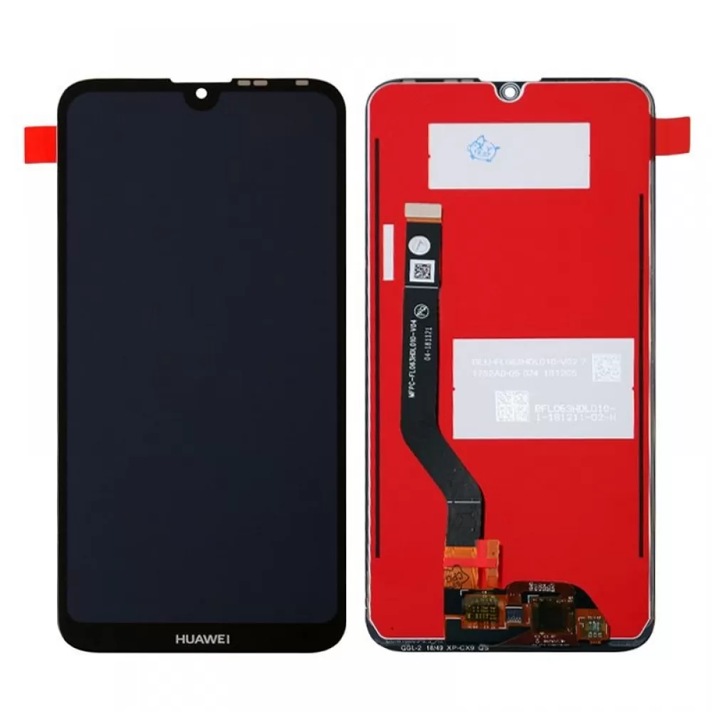 matshop.gr - HUAWEI Y7 2019/Y7 PRIME 2019 ΟΘΟΝΗ + TOUCH SCREEN + LENS BLACK REF. OR