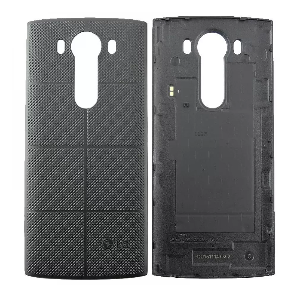 matshop.gr - LG H960 V10 BATTERY COVER BLACK ORIGINAL SERVICE PACK