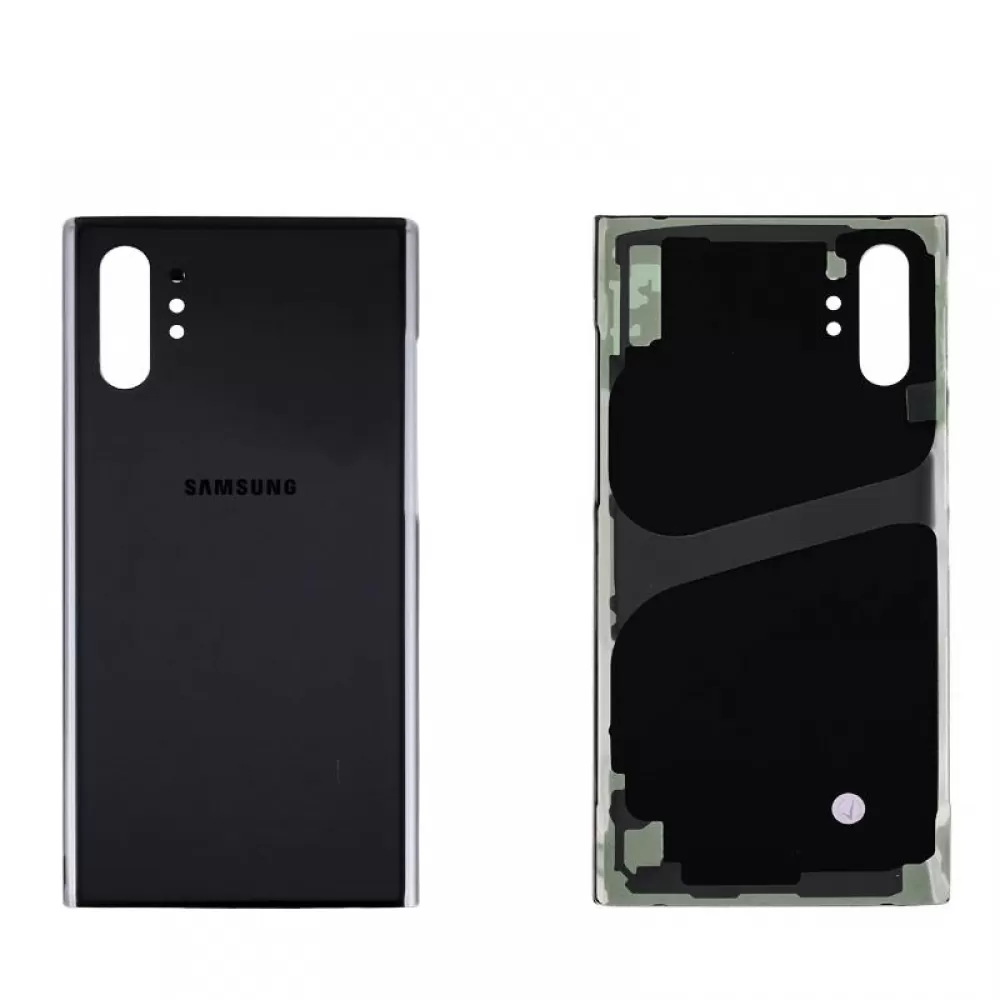 matshop.gr - SAMSUNG N975F GALAXY NOTE 10 PLUS BATTERY COVER AURA BLACK 3P OR