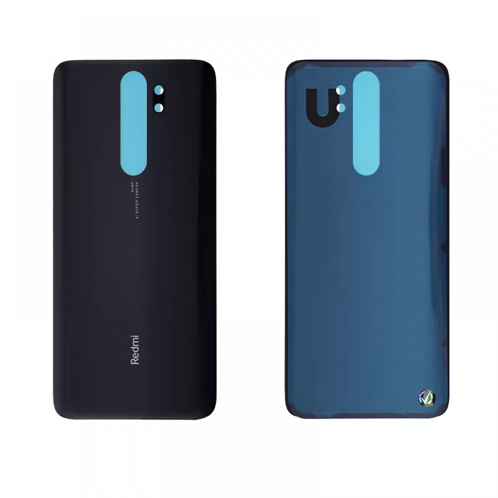 matshop.gr - XIAOMI REDMI NOTE 8 PRO BATTERY COVER BLACK 3P OR