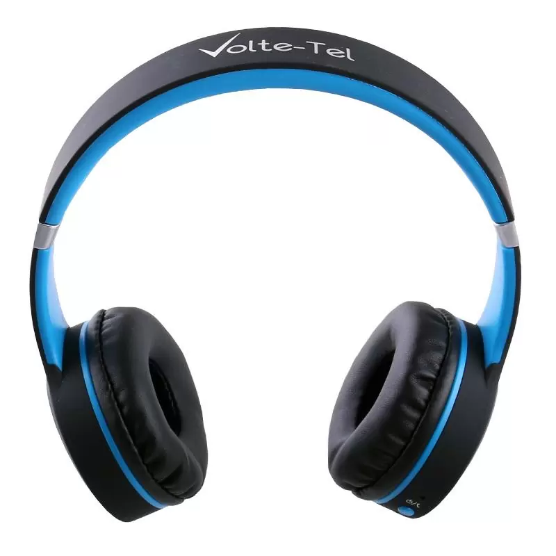 matshop.gr - VOLTE-TEL STEREO BLUETOOTH HEADPHONES V SOUND PRO VT900 BLACK-BLUE