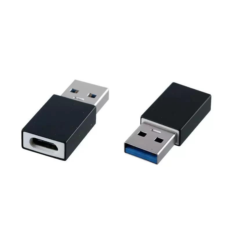 matshop.gr - NSP ΜΕΤΑΤΡΟΠΕΑΣ LONG TYPE C FEMALE ΣΕ USB 3.1 MALE 3.5A BLACK